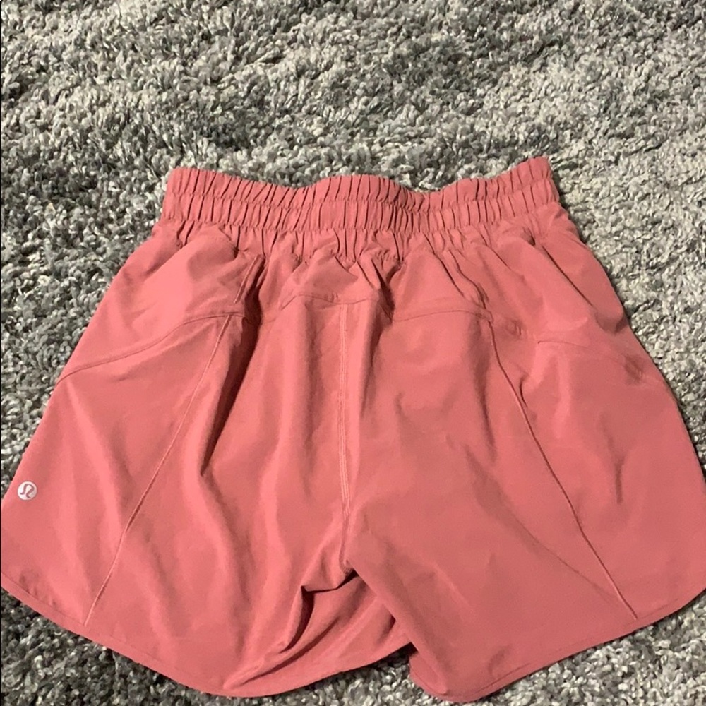 NWOT lululemon pink shorts